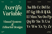 Axerifa Variable, a Serif Font by Slex Studio (Thumbnail 9 of 12)