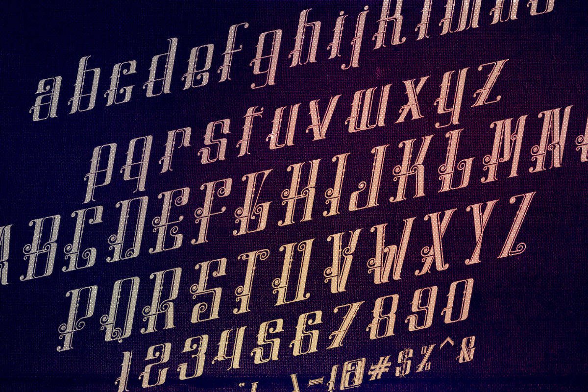 Memento Font preview 3