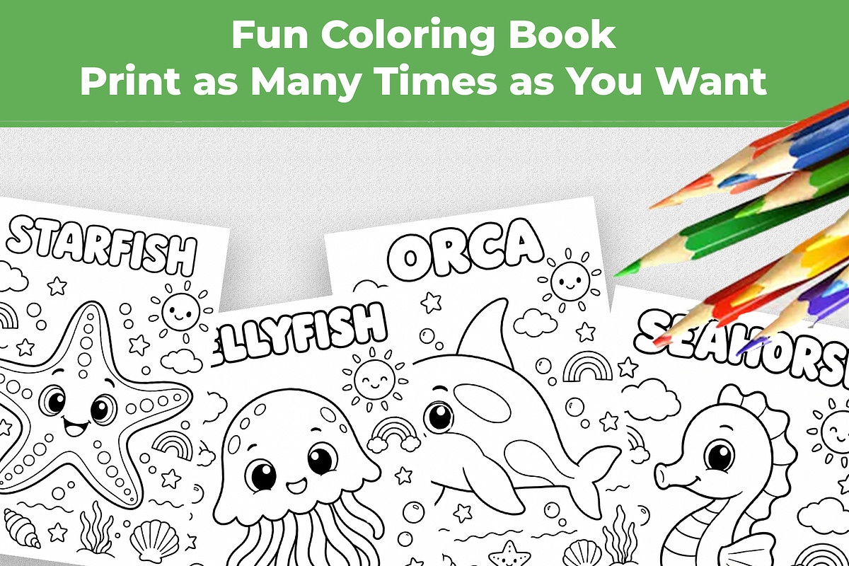 Animal Coloring Book for Kids, an Education Illustration by Mohammad Sarfaraz (Photo 4 of 13)
