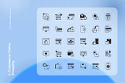 E-Commerce Online Shopping Icon Set, an Outline Icon by Nathaya Studio (Thumbnail 2 of 2)