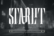 Crossed Learning - Cyber Gothic Font, a Serif Font by 177Studio (Thumbnail 5 of 8)