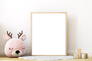 Frame Mockup Bundle Kids - 46, a Household Mockup by Mockup Shop (Thumbnail 17 of 20)