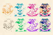 Ghost Drum • Risograph (Clip Studio), a Brush Add-On by G.A.R.M. Company (Thumbnail 7 of 10)