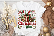 All I Want for Christmas PNG, a Seasonal Illustration by DreamPrint404 (Thumbnail 5 of 6)