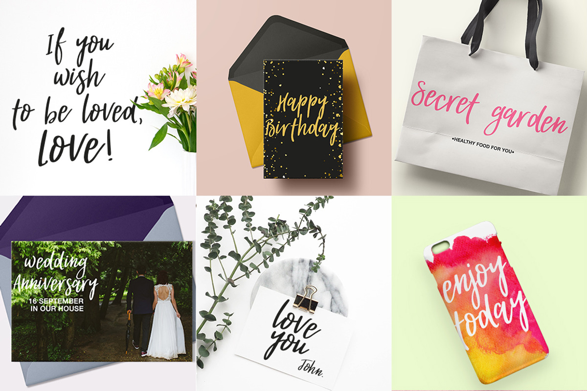 Jeremmy handwritten font preview 4