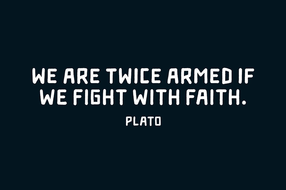 Undos Paintes Font, a Sans Serif Font by trustha (Photo 3 of 15)