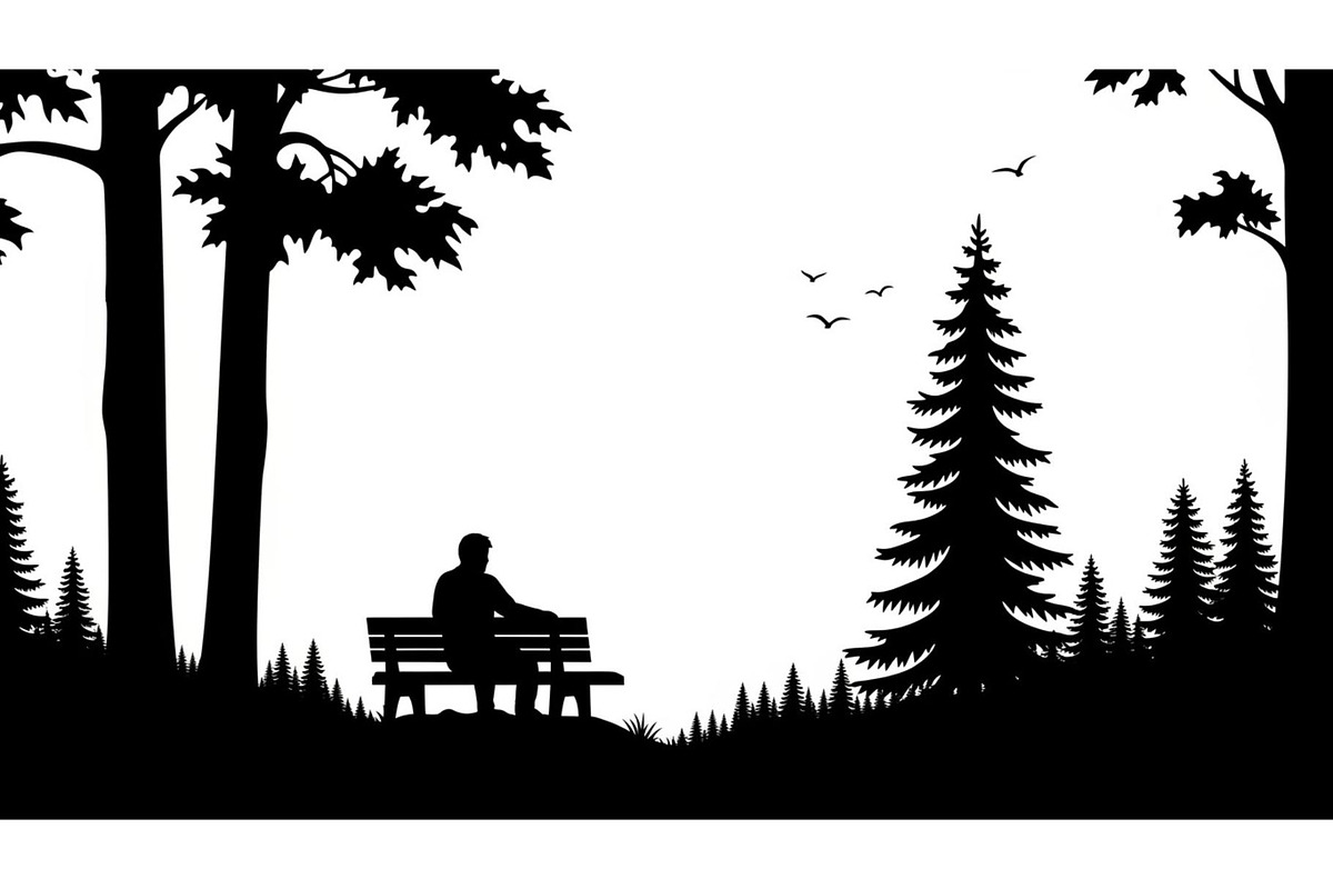 Nature Landscape Silhouette Vector B, an Illustration by Designer_Momina (Photo 3 of 51)
