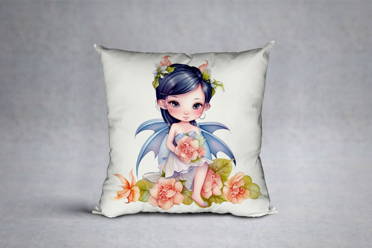 Cute Little Fairy Clipart,Fairies, an Illustration by vivastarkids (Photo 3 of 4)