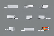 Chewing Gum Package Mock-Up, an Advertising Mockup by Se٧enStudio (Thumbnail 4 of 8)