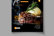 Cook Book Magazine Cover Template, a Magazine Template by MightyDesign (Thumbnail 3 of 8)