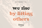 Snug - playful chubby serif font, a Serif Font by NendesKombet Studio (Thumbnail 5 of 12)