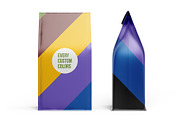 Coffee Pouch front and side view, a Packaging Mockup by easymock (Thumbnail 4 of 8)