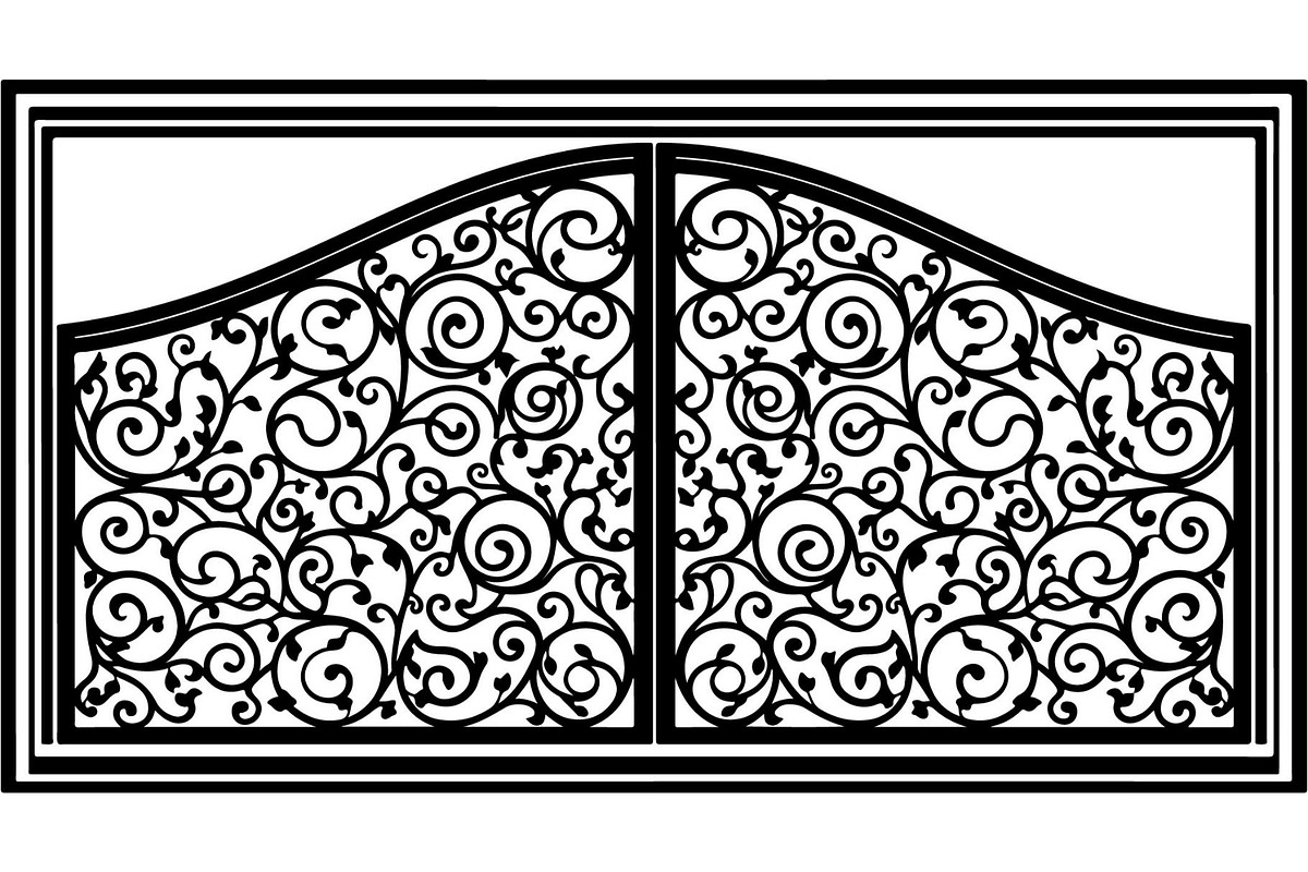 Luxury Ornamental Gate Bundle, a Decorative Illustration by Creativeshirt (Photo 11 of 13)