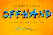 Offhand, a Sans Serif Font by JoshuaRed Design (Thumbnail 1 of 6)