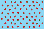 9 Seamless strawberry pattern swatch, a Pattern Graphic by Salty Lunch (Thumbnail 8 of 10)