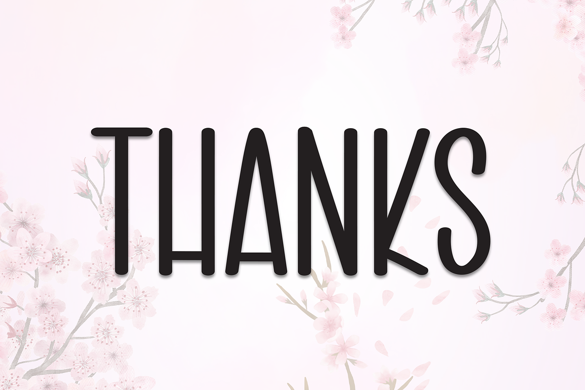 Cherry Blossom | Script Font, a Script Font by Scratchones (Photo 8 of 8)