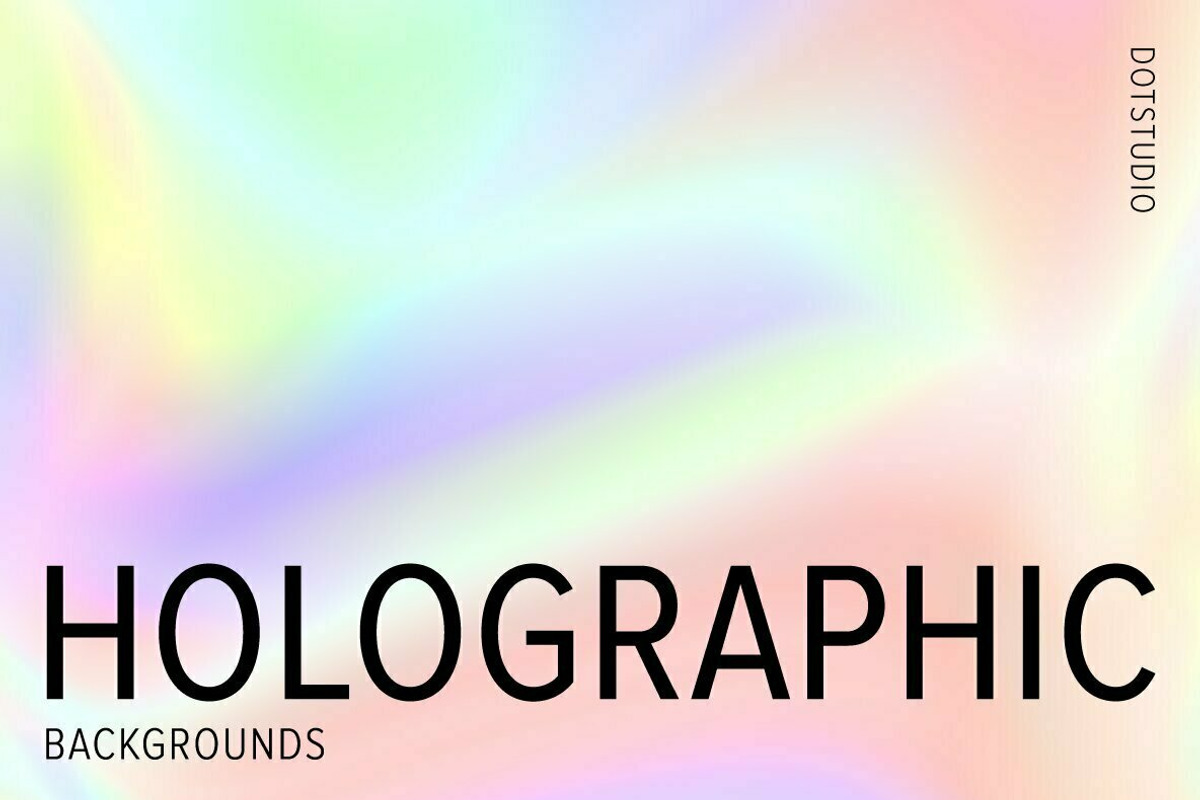 Holographic backgrounds, a Background Graphic by dotstudio (Photo 1 of 8)