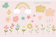 Sparkly Unicorns, an Illustration by Poppymoondesign (Thumbnail 3 of 5)