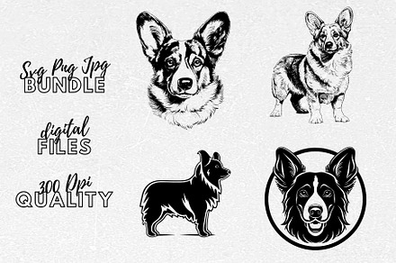 Cardigan Welsh Corgi Dog SVG