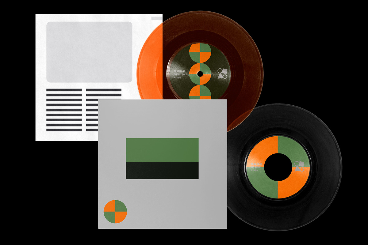 7 Vinyl Mockup, a Packaging Mockup by Glue Lab (Photo 4 of 5)