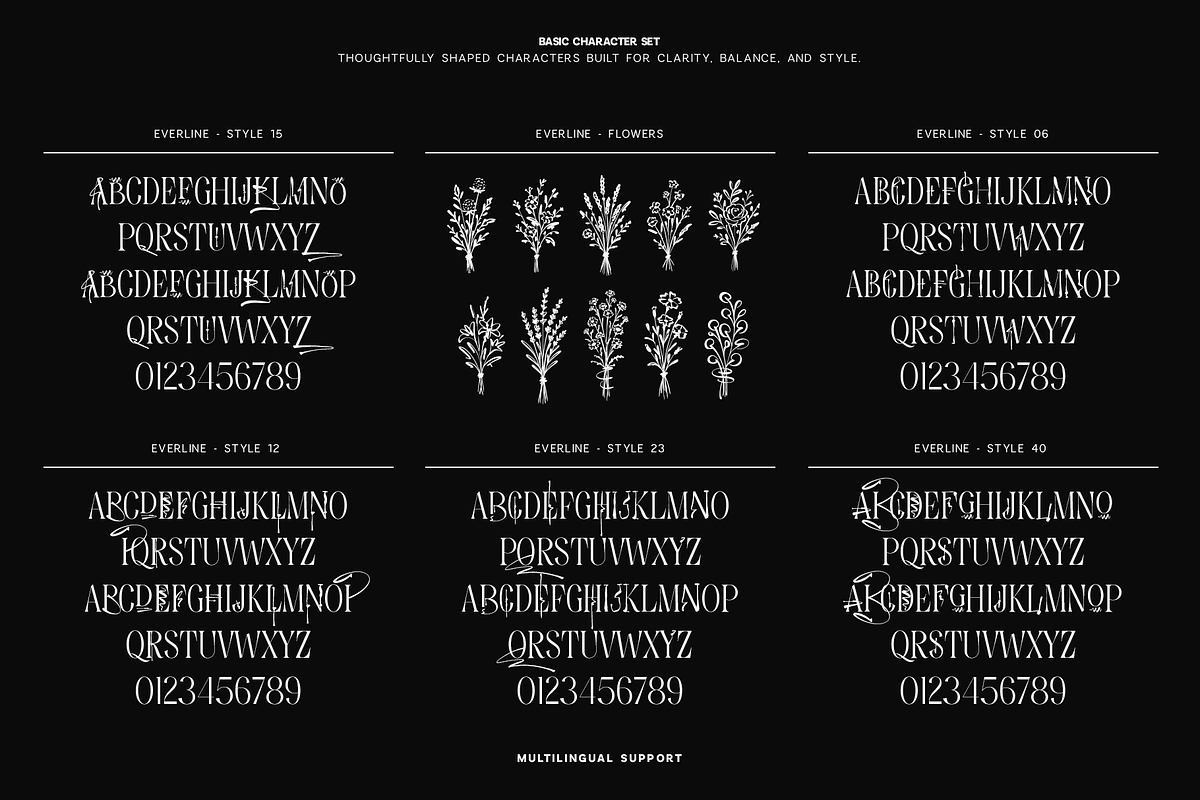 Everline - Luxury Serif Font Family, a Serif Font by VP Fonts (Photo 13 of 22)
