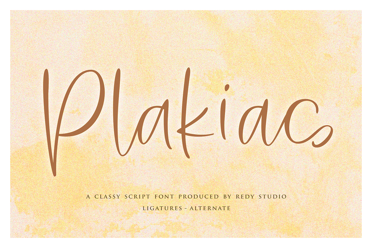 Plakias - Modern Calligraphy Fonts