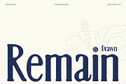 CS Remain Drawn, a Serif Font by Craft Supply Co. (Thumbnail 1 of 8)