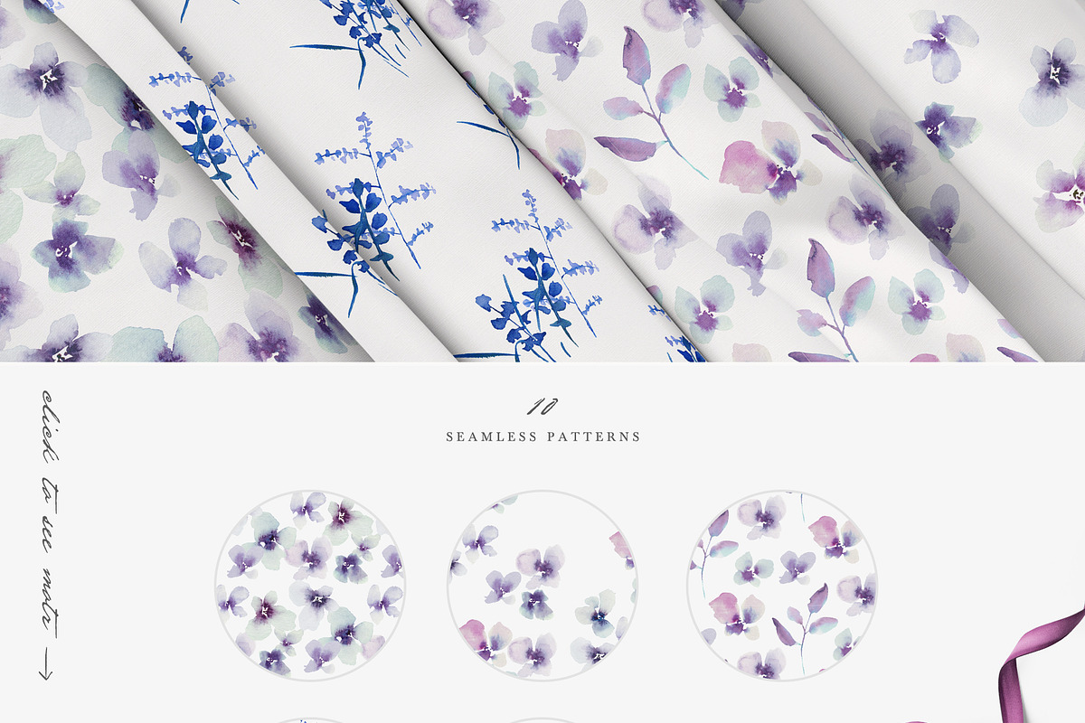 Abstract Watercolor Florals, an Illustration by Greta Ivy (Photo 3 of 7)