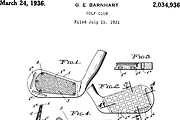 Golf Club Patent, an Illustration by Nordic Designs (Thumbnail 3 of 3)