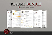 Premium Resume Bundle, a Resume Template by sz81 (Thumbnail 1 of 4)