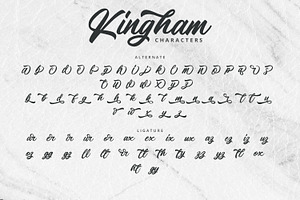 Kingham Script Font