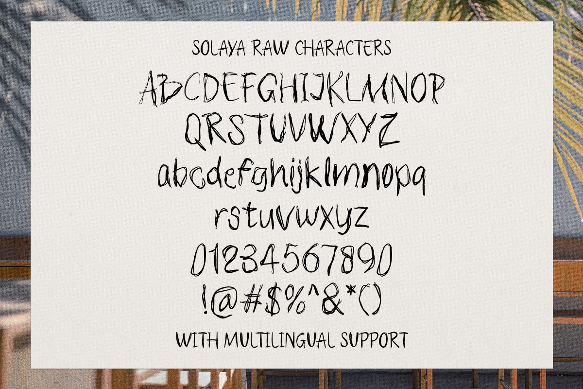 Solaya – Dual-Style Tropical Font, a Handwritten Font by Rillatype (Photo 17 of 18)