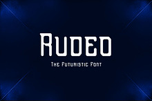 Rudeo - Futuristic Modern Font