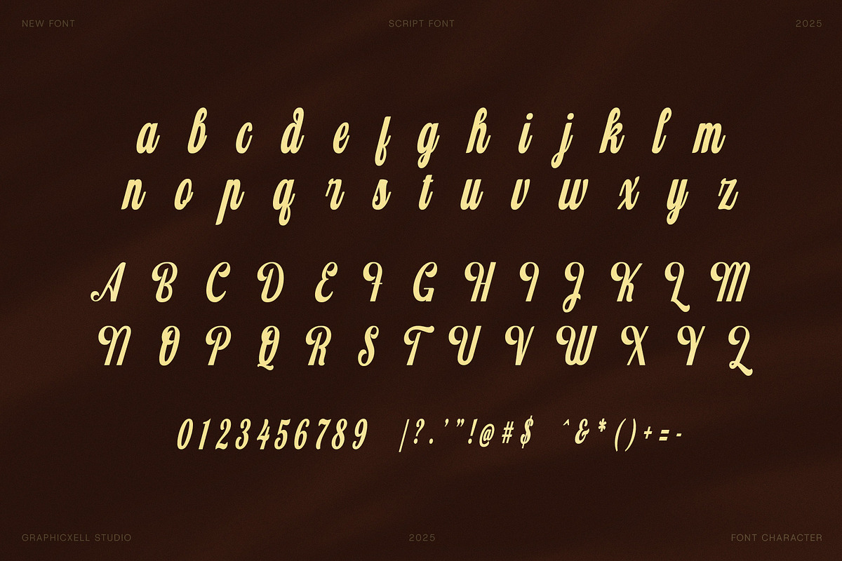 Lavonte Vintage Script Font, a Script Font by Graphicxell (Photo 6 of 8)