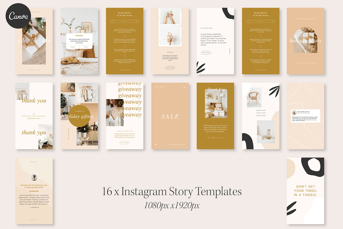 Season Style Social Template Bundle, a Social Media Template by January Made Design (Photo 3 of 12)