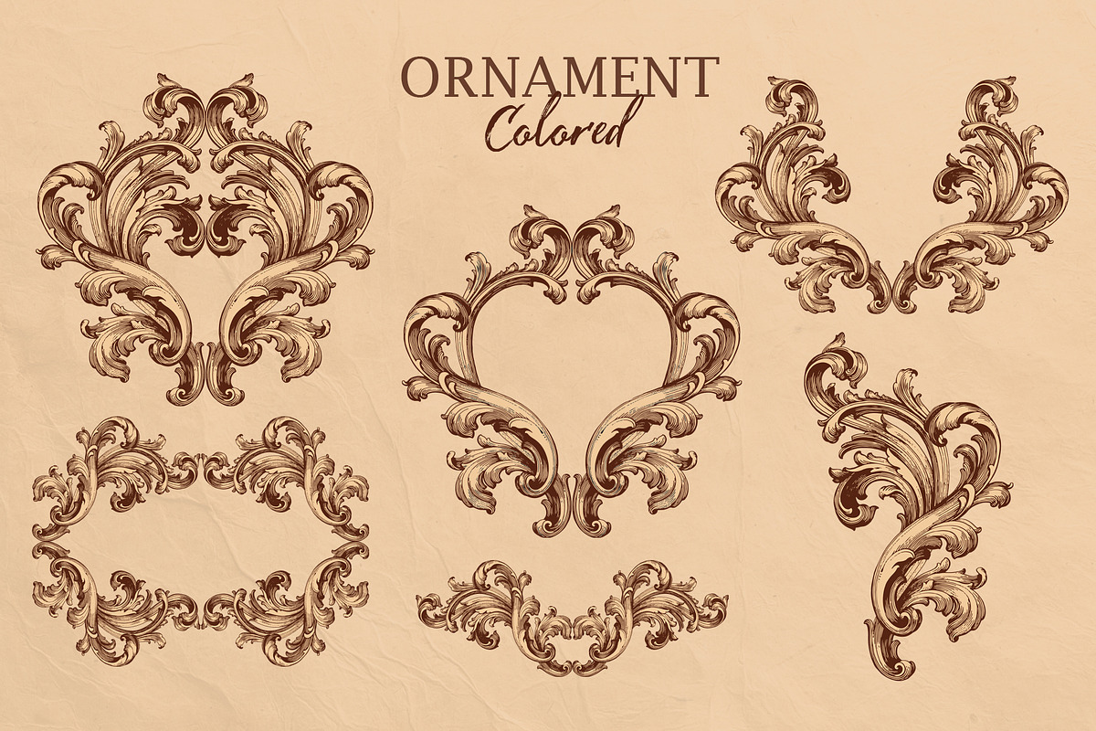 Ornament elements for decorate, a Decorative Illustration by Samira (Photo 2 of 5)