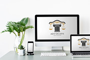 Professional Law Firm Logo Design, a Branding & Logo Template by YUDesignStore (Thumbnail 6 of 7)