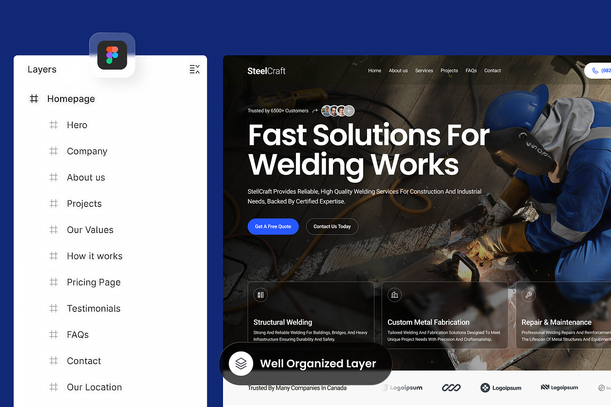 SteelCraft - Welding Service preview 2