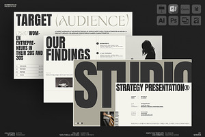 Brand Strategy Presentation Template, a Presentation Template by Studio Monova