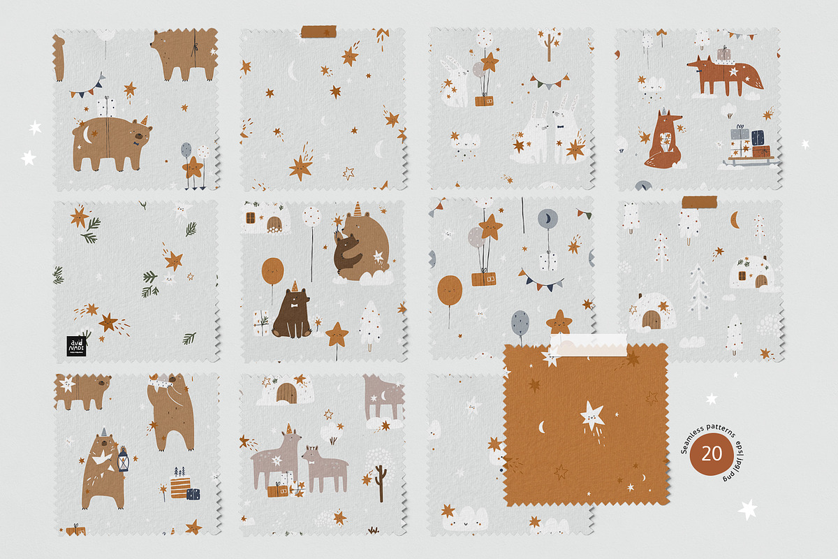 Winter Wonderland collection, an Animal Illustration by avdnadi (Photo 9 of 12)