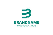 Letters EB Flag Logo, a Branding & Logo Template by Pray Art Design Studio (Thumbnail 1 of 2)