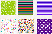 Neon Colors Digital Paper Pattern, a Pattern Graphic by CreationArt (Thumbnail 2 of 4)