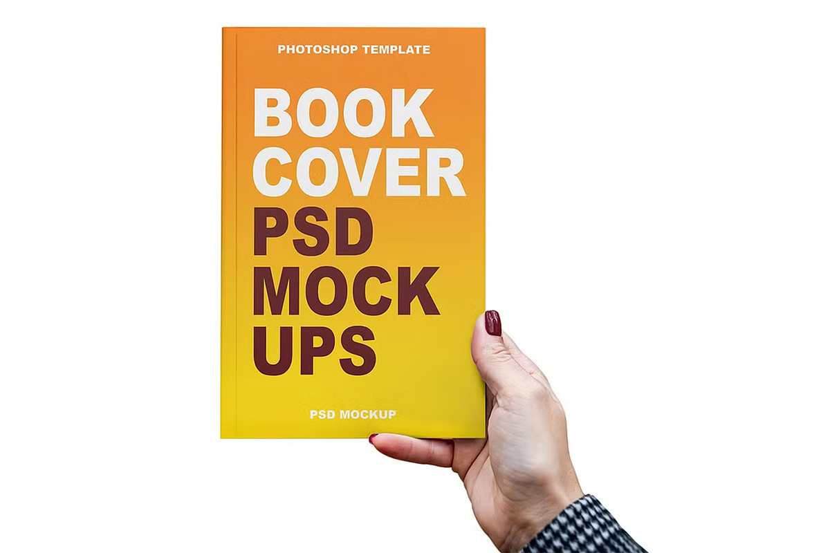 Book Cover Mockup, a Books & Magazine Mockup by Mockupfit (Photo 11 of 22)