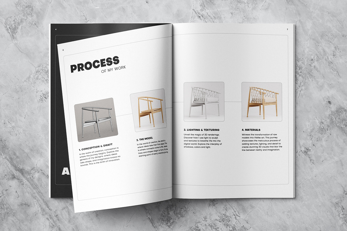Modern Portfolio Template, a Brochure Template by Template Temple (Photo 3 of 10)