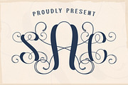 Inerlocking Vine, a Handwritten Font by Mini_World (Thumbnail 1 of 3)