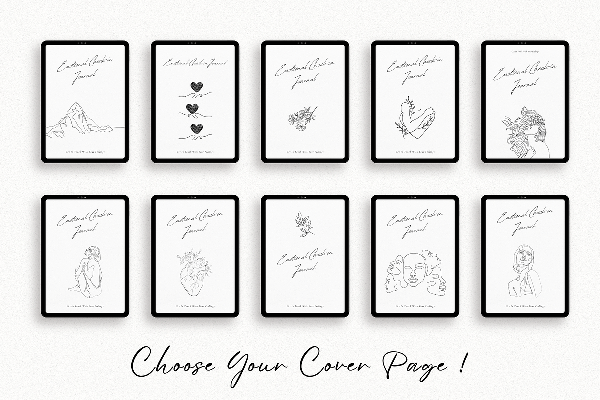 Emotional Check In Journal Bundle, a Templates & Theme by The Chaos Project (Photo 5 of 6)