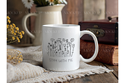 Styled Cup Mockup on Knitted Fabric, a Product Mockup by MockupWizard (Thumbnail 2 of 3)