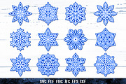 3D Snowflake Paper Cut Collection, a Graphic by Digital_Craftyfox (Thumbnail 2 of 19)
