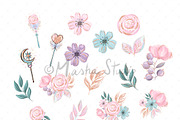 Fairies & Butterflies Clipart, an Illustration by Masha  Studio (Thumbnail 6 of 9)