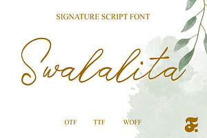 Swalalita Script Handwritten
